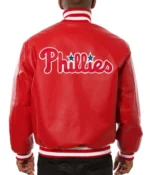 Philadelphia Phillies Letterman Leather Jacket