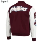 Philadelphia Phillies Letterman Varsity Jacket3