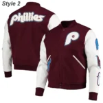 Philadelphia Phillies Letterman Varsity Jacket6