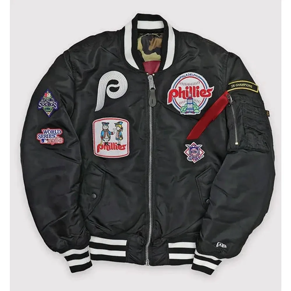 Philadelphia Phillies MA-1 Bomber Jacket