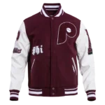 Philadelphia Phillies Old English Wool Varsity Jacket