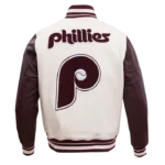 Philadelphia Phillies Retro Classic Rib Wool Jackets