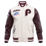 Philadelphia Phillies Retro Classic Rib Wool Varsity Jacket