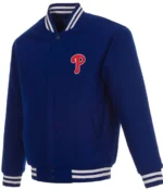 Philadelphia Phillies Royal Wool Jacket