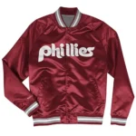 Philadelphia Phillies Satin Raglan Full-Snap Jacket7