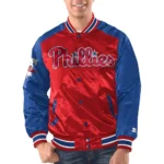 Philadelphia Phillies Varsity Satin Jacket