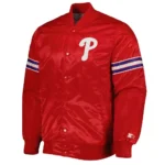 Pick & Roll Philadelphia Phillies Varsity Satin Jacket