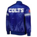 Pick and Roll Indianapolis Colts Blue Satin Jackets