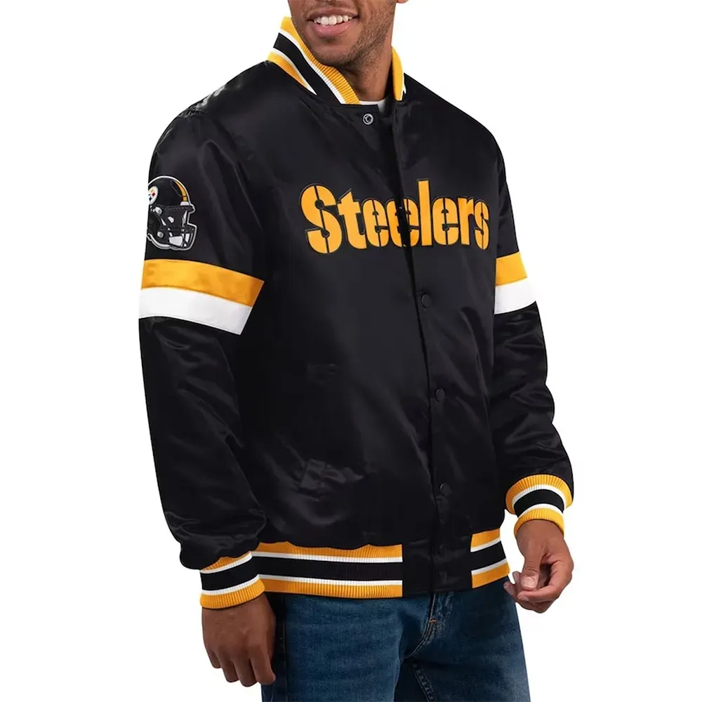 Pittsburgh Steelers Home Game Black Jacket