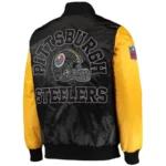 Pittsburgh Steelers Locker Room Throwback Satin Jackets