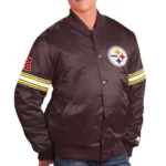 Pittsburgh Steelers Pick and Roll Satin Jacket4