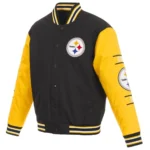 Pittsburgh Steelers Poly Twill Varsity Jacket