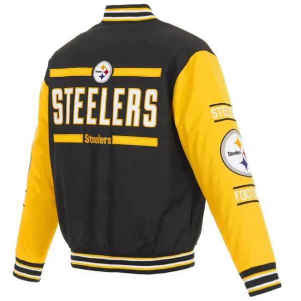 Pittsburgh Steelers Poly Twill Varsity Jackets