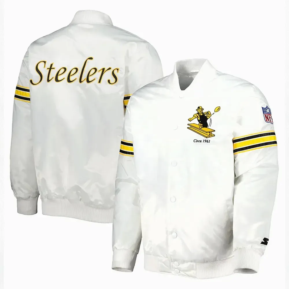 Pittsburgh Steelers The Power Forward Satin Jacket