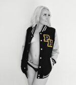 Pornhub Customizable Letterman Wool Varsity Jacket