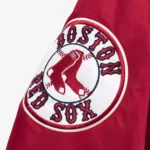 Red Boston Red Sox Cooperstown Varsity Full-Snap Satin Jackets