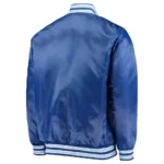 Royal Kansas City Royals The Diamond Full-Snap Satin Varsity Jacket