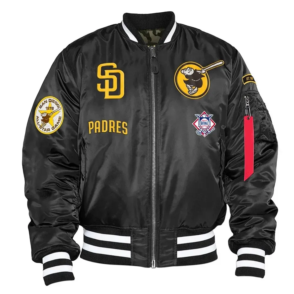 San Diego Padres MA-1 Aviator Bomber Jacket