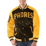 San Diego Padres Renegade Varsity Satin Jacket