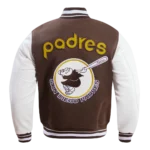 San Diego Padres Retro Classic Rib Varsity Jacket