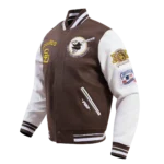 San Diego Padres Retro Classic Rib Wool Varsity Jackets