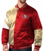 San Francisco 49ers 85 George Kittle Satin Jackets