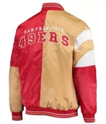 San Francisco 49ers 85 George Kittle Satin Varsity Jackets