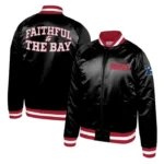 San Francisco 49ers Faithful To The Bay Gold Satin Jackets