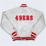 San Francisco 49ers Gold Starter Satin Jacket10