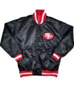 San Francisco 49ers Gold Starter Satin Jacket4