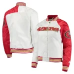 San Francisco 49ers Hometown Varsity White Jacket