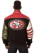 San Francisco 49ers Jh Design Wool & Leather Jackets