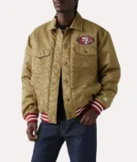 San Francisco 49ers Levi’s x Starter Gold Trucker Full-Snap Jacket