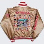 San Francisco 49ers Living Legends Gold Satin Jackets