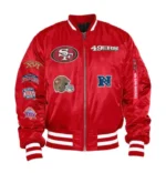 San Francisco 49ers Ma-1 Bomber Varsity Jacket