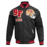 San Francisco 49ers Mashup Rib Satin Jacket