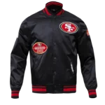 San Francisco 49ers Old English Satin Jacket