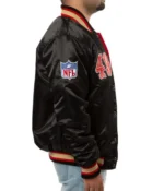 San Francisco 49ers Red And Black Satin Starter Jacket