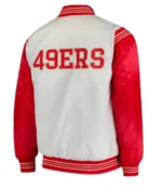 San Francisco 49ers Red And White Starter Varsity Jackets