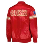 San Francisco 49ers Starter Red Bomber Jacket