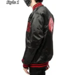 San Francisco 49ers Starter Satin Black Jacket4