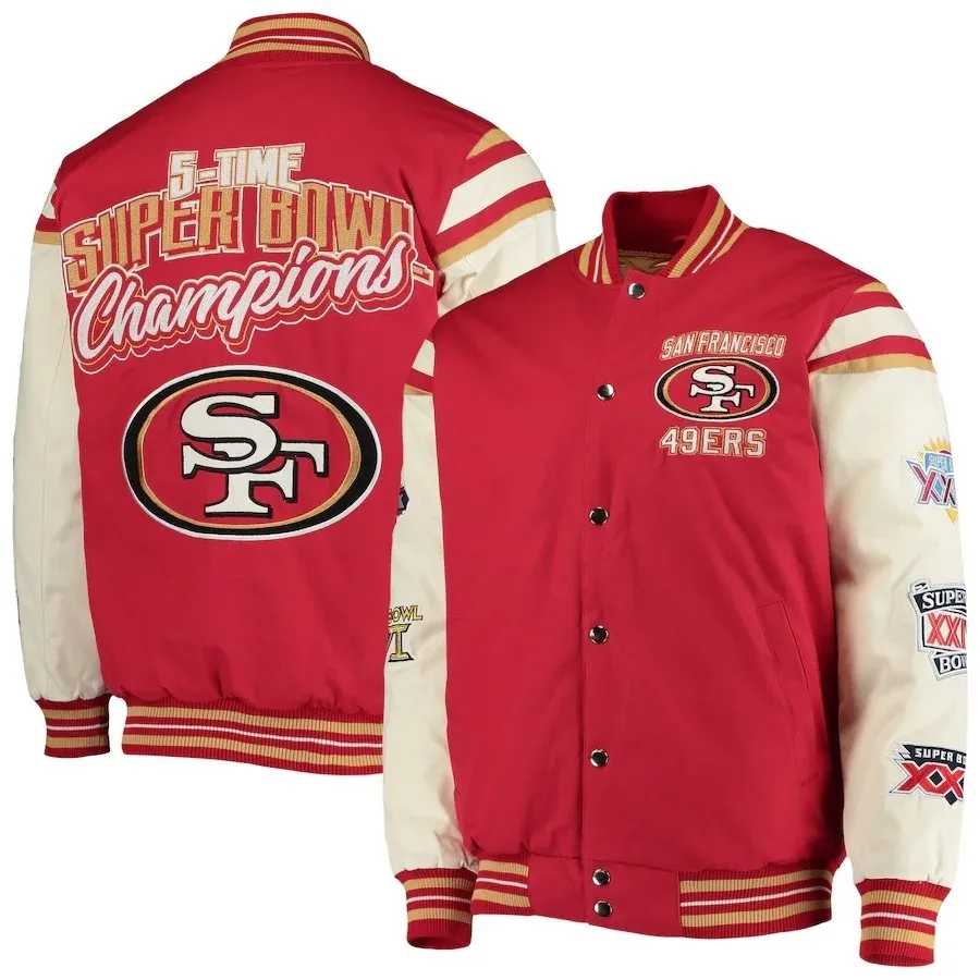 San Francisco 49ers Super bowl Championship Jacket