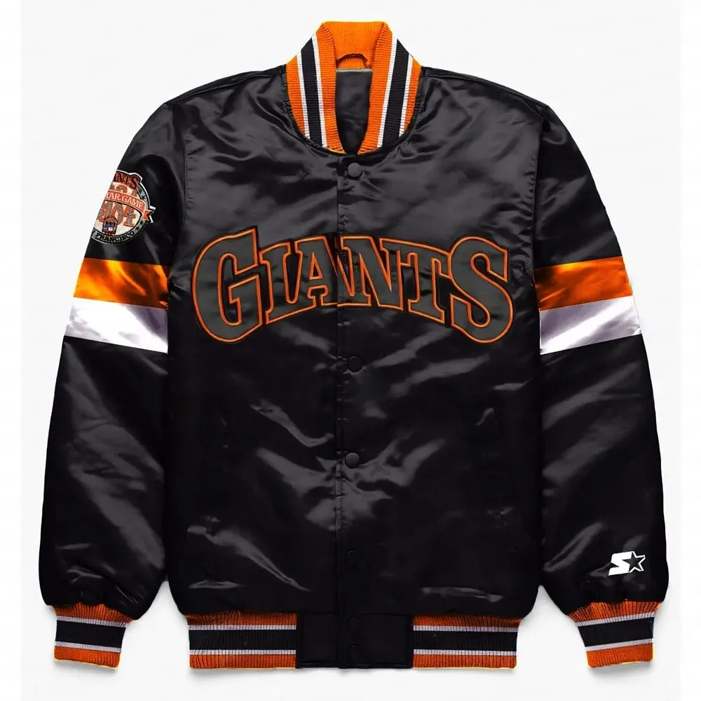 San Francisco Giants Home Game Varsity Satin Jacket