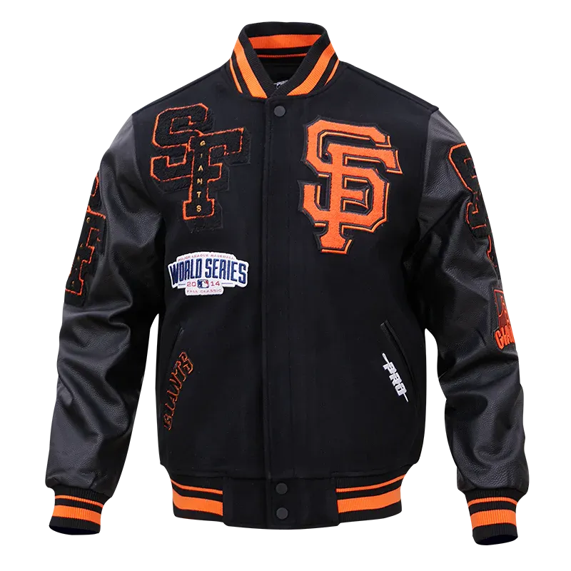 San Francisco Giants Mash Up Logo Varsity Jacket