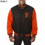 San Francisco Giants Varsity Full-Snap Wool Jacket