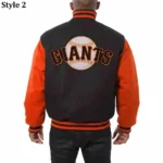 San Francisco Giants Varsity Full-Snap Wool Jackets