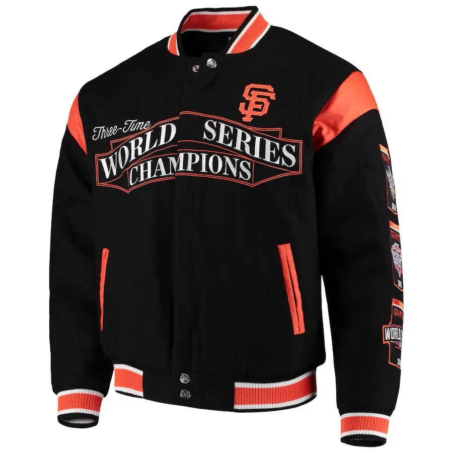 San Francisco Giants World Series Champions Full-Snap Jacket