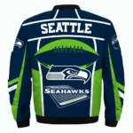 Seattle Seahawks Bomber Blue Jackets