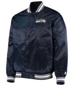 Seattle Seahawks Locker Room Full-Snap Bomber Jacket