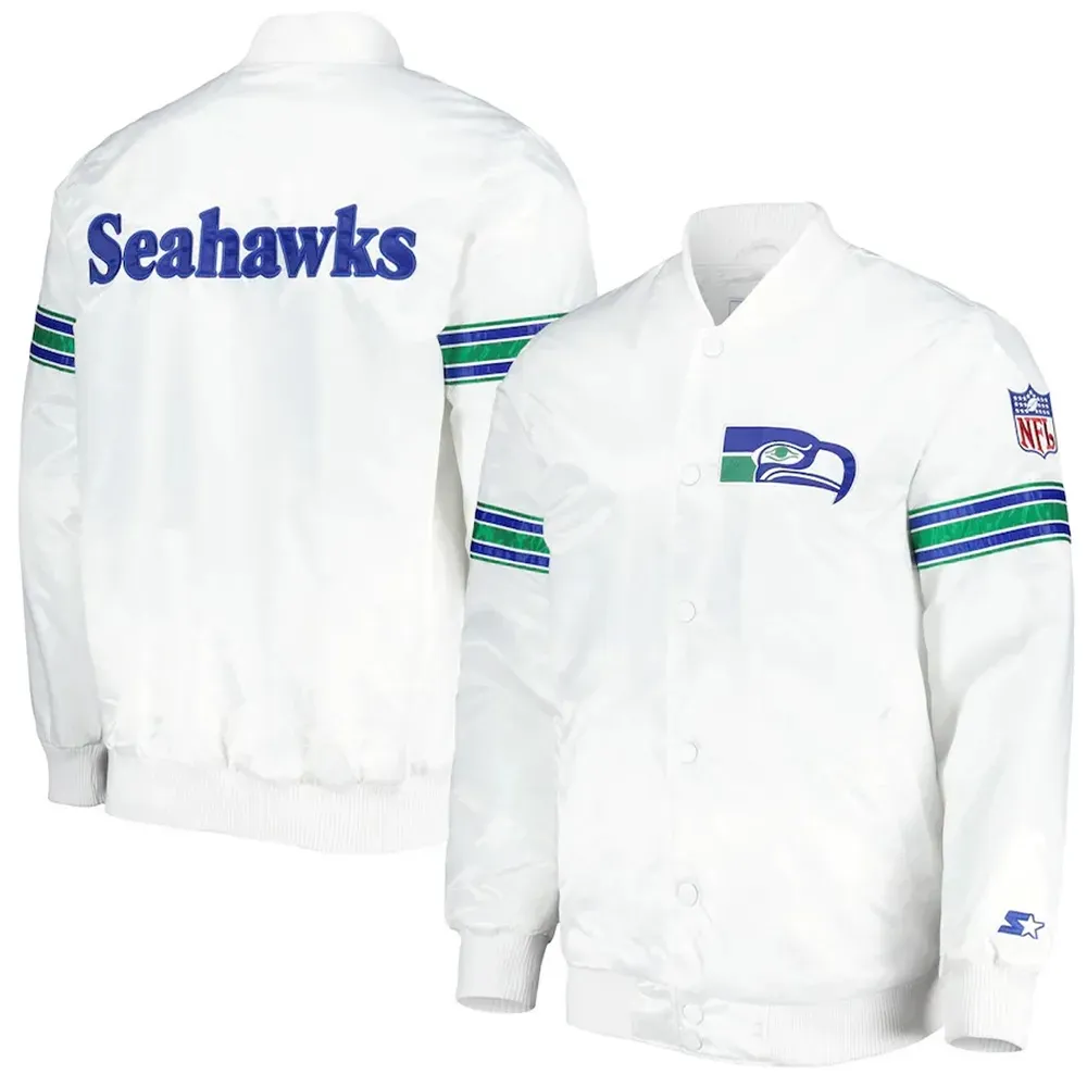 Seattle Seahawks The Power Forward White Jacket